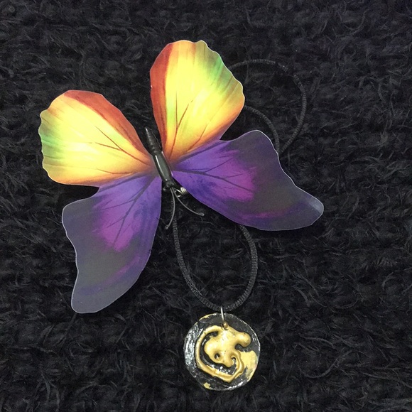 Reversible Rare Vintage Boho One of a Kind Handmade Necklace - Picture 3 of 16